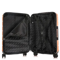 Trend 3-Piece Hardside Spinner Luggage Set, Orange (IUTRESML-ORA)<InUSA Clearance