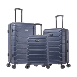 Trend 3-Piece Hardside Spinner Luggage Set, Blue (IUTRESML-BLU)<InUSA New