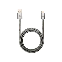 Iogear Charge & Sync 6.56' USB A to C Cable, Gray (G2LU3CAM02-GY)