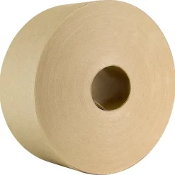 Online IPG Central Reinforced Water Activated Tape, 72mm x 450', Natural, 10/Carton (K6044)