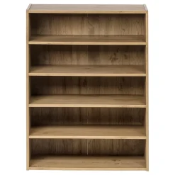Bookcases*Iris 31.51" 5-Shelf Bookcase, Brown (596986)