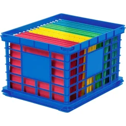File Storage|Iris Storage Crate, Blue (SC-LL Blue)
