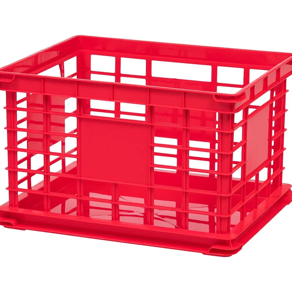 File Storage|Iris Storage Crate, Red (SC-LL Red)