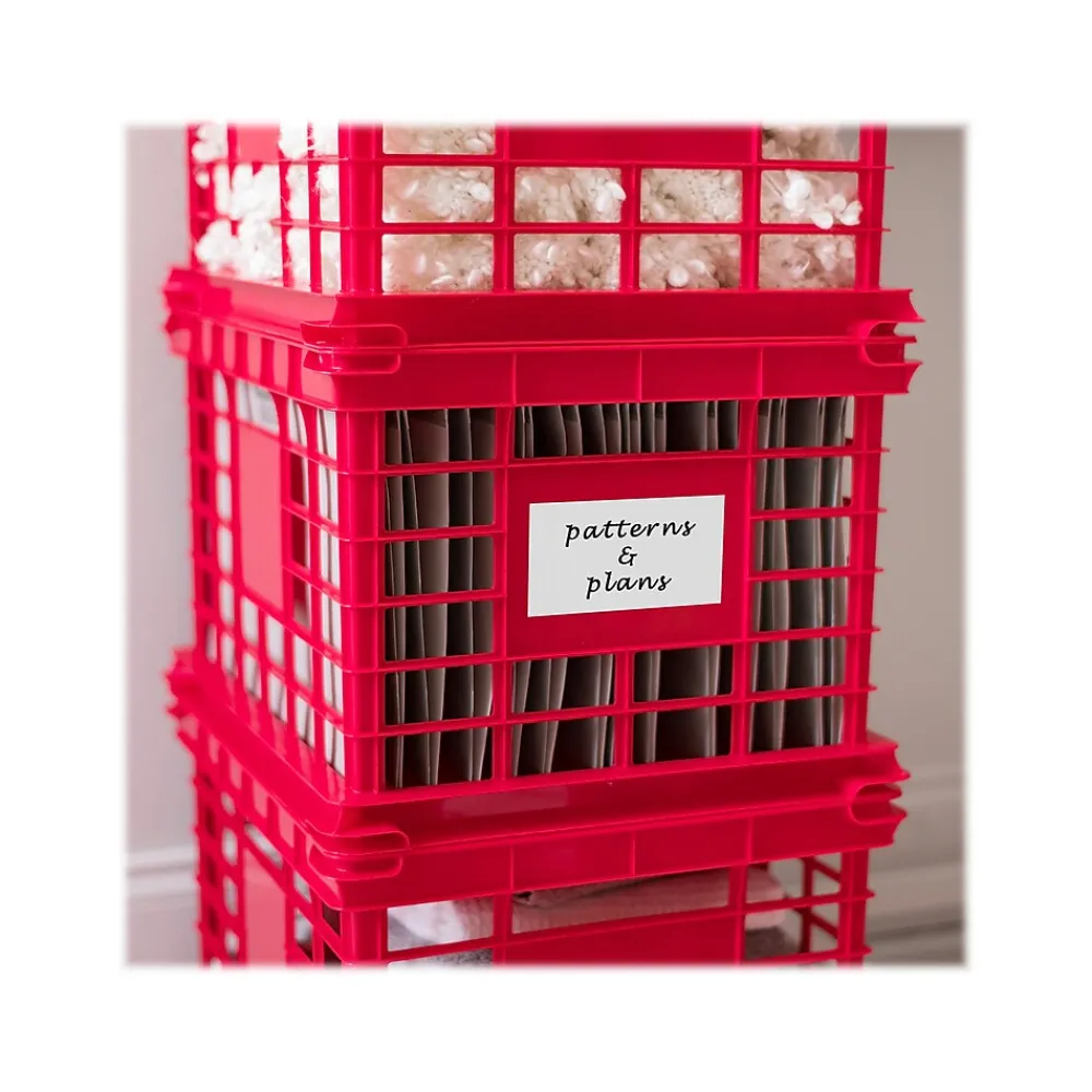 File Storage|Iris Storage Crate, Red (SC-LL Red)