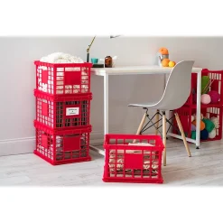 File Storage|Iris Storage Crate, Red (SC-LL Red)