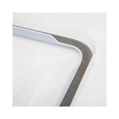 File Storage|Iris WeatherPro Plastic File Box, Letter/Legal Size, Clear (110600)