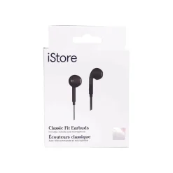 EPOS iStore Classic Fit Stereo Phone Earbuds Black (AEH03611CAI)