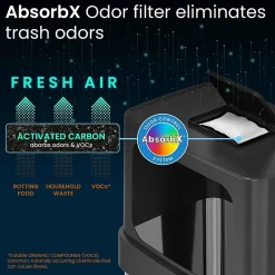 Stainless Steel Trash Can with Dual Push Lid, 24-Gallon, Brushed (IT24DPS)<iTouchless Sale