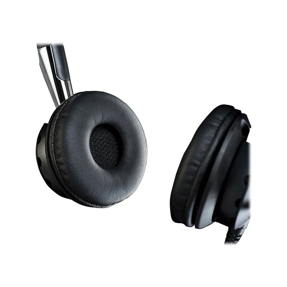 jabra BIZ 2400 II Noise Canceling Stereo Headset Microphone, Over-the-Head, Black (2409-720-209)