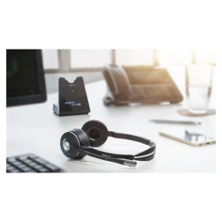 Hot jabra Engage 75 Wireless Noise Canceling Stereo Computer Over-the-Ear Headset, MS Certified, Black (9559-583-125)
