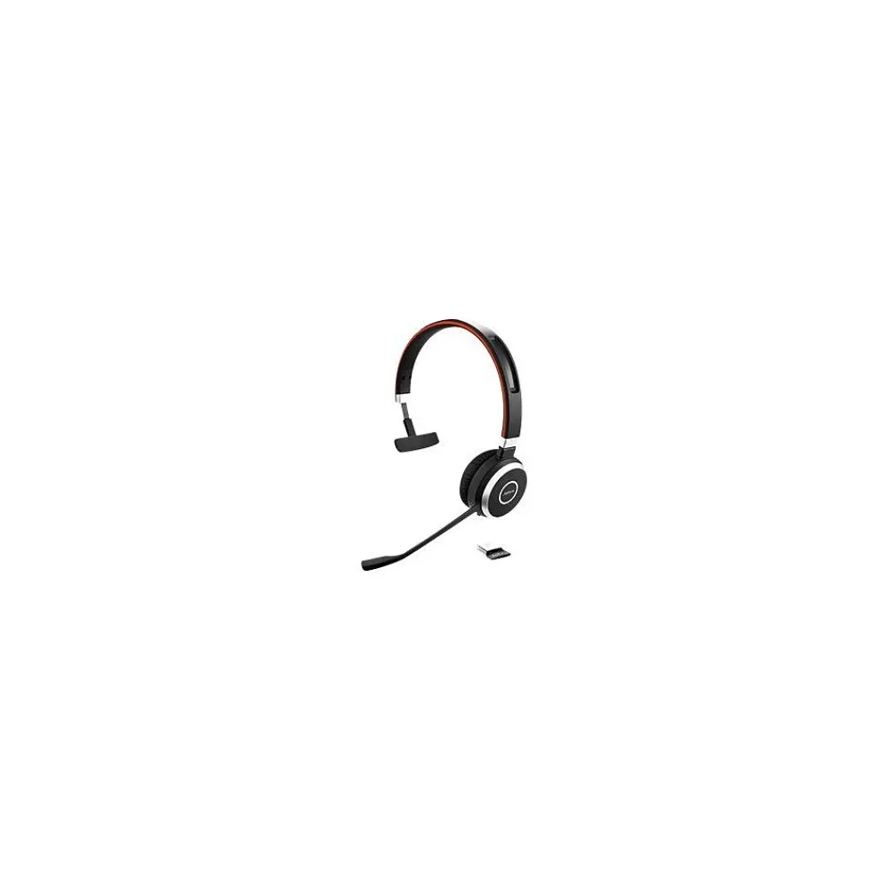 jabra Evolve 65 SE Noise Canceling Bluetooth USB-A Mono Mobile Headset, MT Certified (6593-833-309)