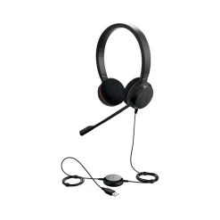 Best jabra Evolve 20 Stereo On-Ear Computer Headset, Black (100-55900000-02)