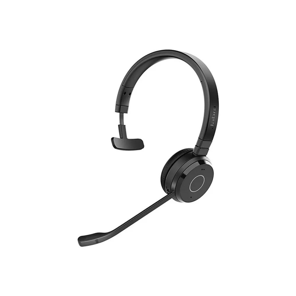 jabra Evolve 65 TE Wireless Passive Noise Cancellation Bluetooth Headset, MS Certified (6693-833-309)