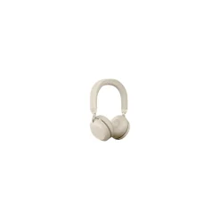 Clearance jabra Evolve2 75 Wireless Noise Canceling Bluetooth Stereo Mobile On Ear Headset, USB-A, Beige (27599-989-998)