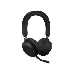 New jabra Evolve2 75 Wireless Noise Canceling Bluetooth Stereo Mobile On Ear Headset, USB-A, Black (27599-989-989)