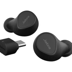 Evolve2 Wireless Active Noise Canceling Earbuds, Bluetooth, Black (20797-989-899)<jabra