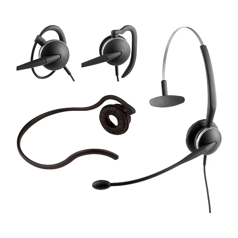 Outlet jabra GN2124 4-in-1 Noise-Canceling Mono Deskphone Headset, Black (2104-820-105)
