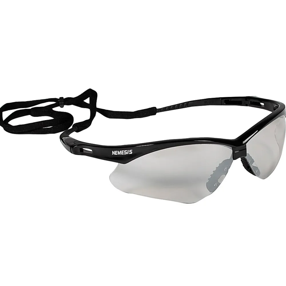 KleenGuard Jackson® Nemesis Safety Glasses, Polycarbonate, Indoor/Outdoor, Black
