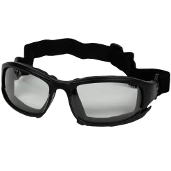 Kimberly-Clark Jackson Safety Calico Safety Eyewear V50, Clear Anti-Fog Lens with Interchangeable Temples and Head Strap, 1 Pair