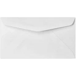 New JAM Paper #7 Booklet Envelope, 3 3/4" x 6 3/4", White, 50/Pack (43430-50)