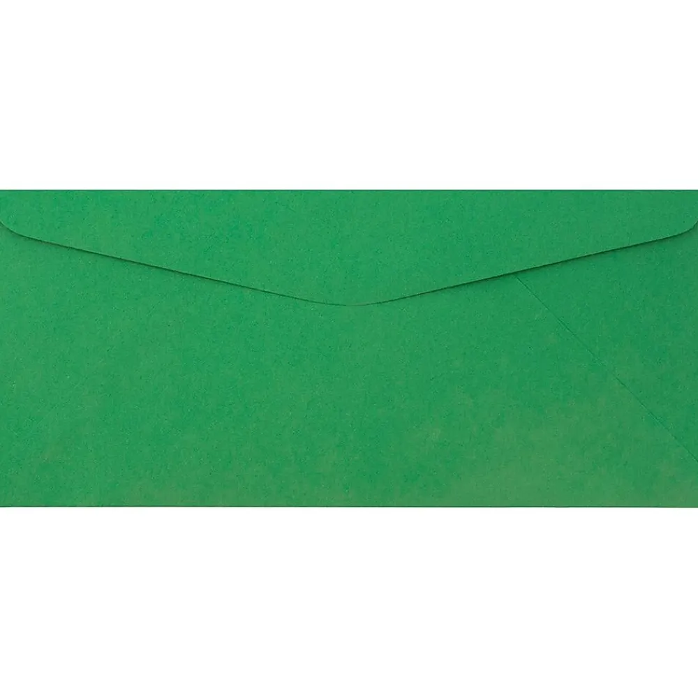 Online JAM Paper #9 Business Colored Envelopes, 3.875 x 8.875, Green Recycled, 25/Pack (1532896)