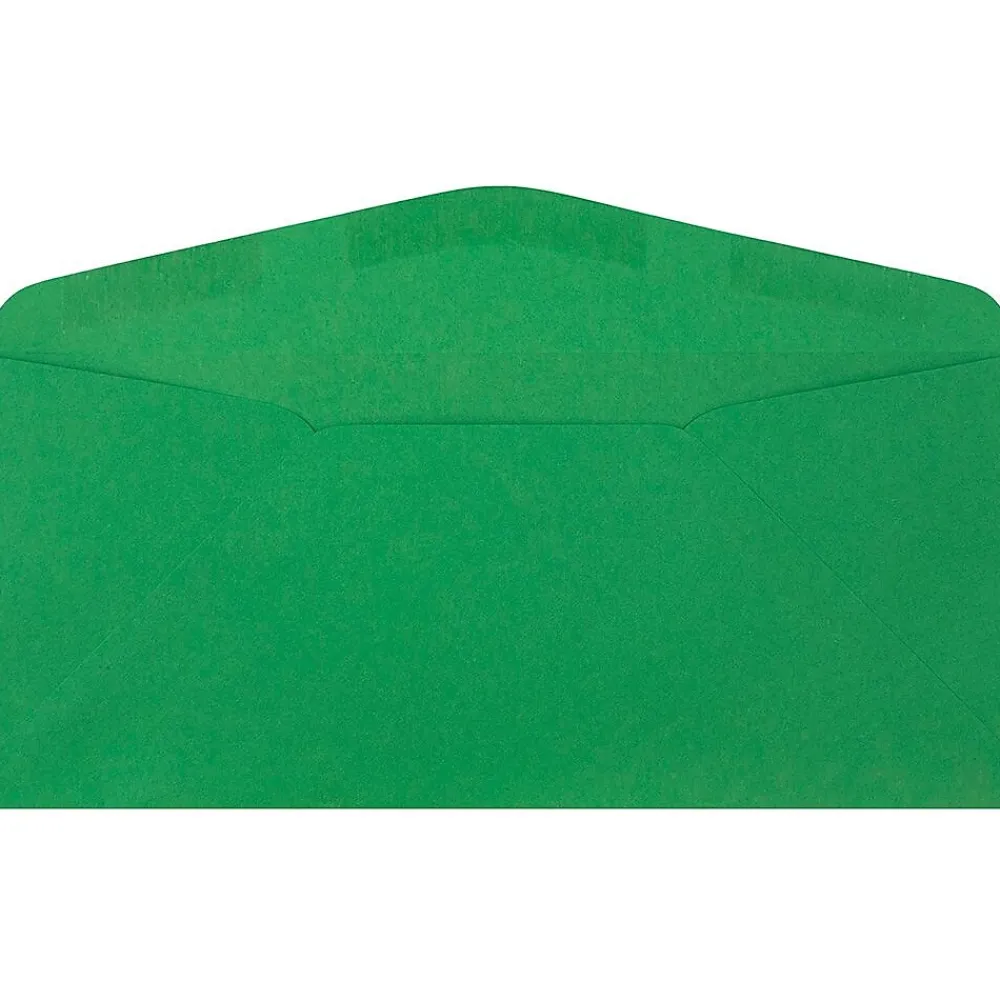 Online JAM Paper #9 Business Colored Envelopes, 3.875 x 8.875, Green Recycled, 25/Pack (1532896)