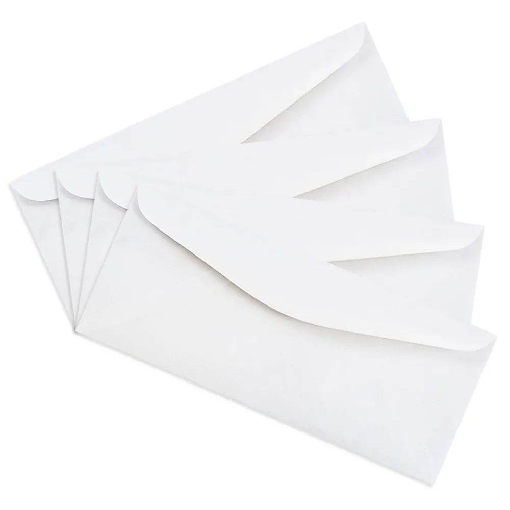 Online JAM Paper #12 Business Commercial Envelope, 4 3/4" x 6 1/2", White, 500/Box (45195H)