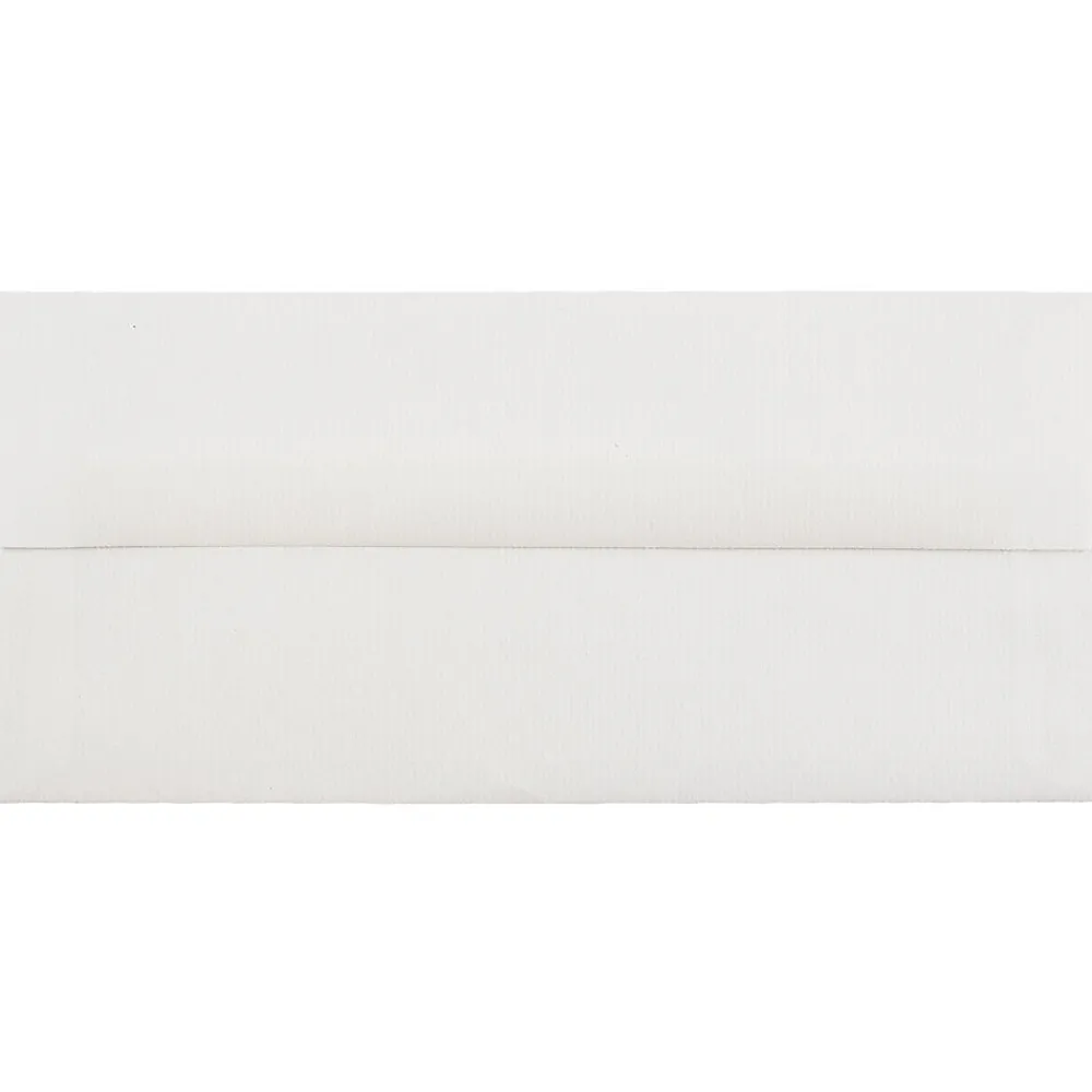 JAM Paper #10 Business Strathmore Envelopes, 4.125 x 9.5, Bright White Laid, 50/Pack (191166I)