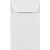 Outlet JAM Paper #3 Coin Business Envelopes, 2.5 x 4.25, White, 25/Pack (1623183)
