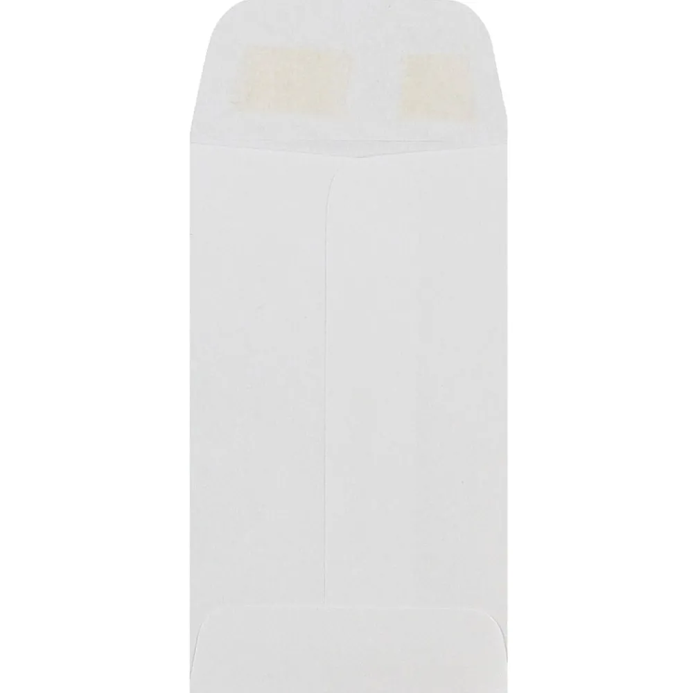 Outlet JAM Paper #3 Coin Business Envelopes, 2.5 x 4.25, White, 25/Pack (1623183)