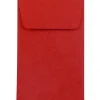 Hot JAM Paper #1 Coin Envelopes, 2 1/4" x 3 1/2", Ruby Red, 25/Pack (900967818)