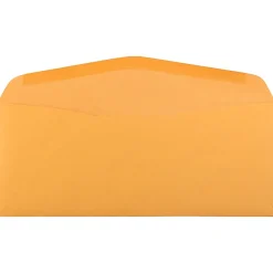 Sale JAM Paper #12 Kraft Business Commercial Envelope, 4 3/4" x 11", Manila Brown Kraft, 50/Pack (80762I)