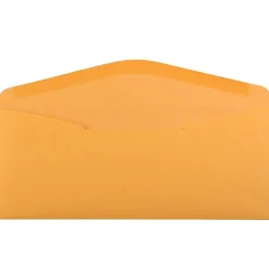 Outlet JAM Paper #11 Kraft Business Commercial Envelope, 4 1/2" x 10 3/8", Manila Brown Kraft, 50/Pack (1633180I)