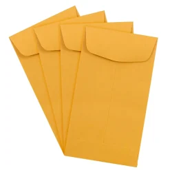 Best JAM Paper #6 Kraft Coin Envelope, 3 3/8