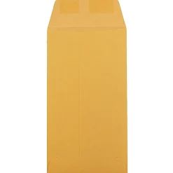 Clearance JAM Paper #7 Kraft Coin Envelope, 3 1/2" x 6 1/2", Brown Kraft, 50/Pack (95125I)