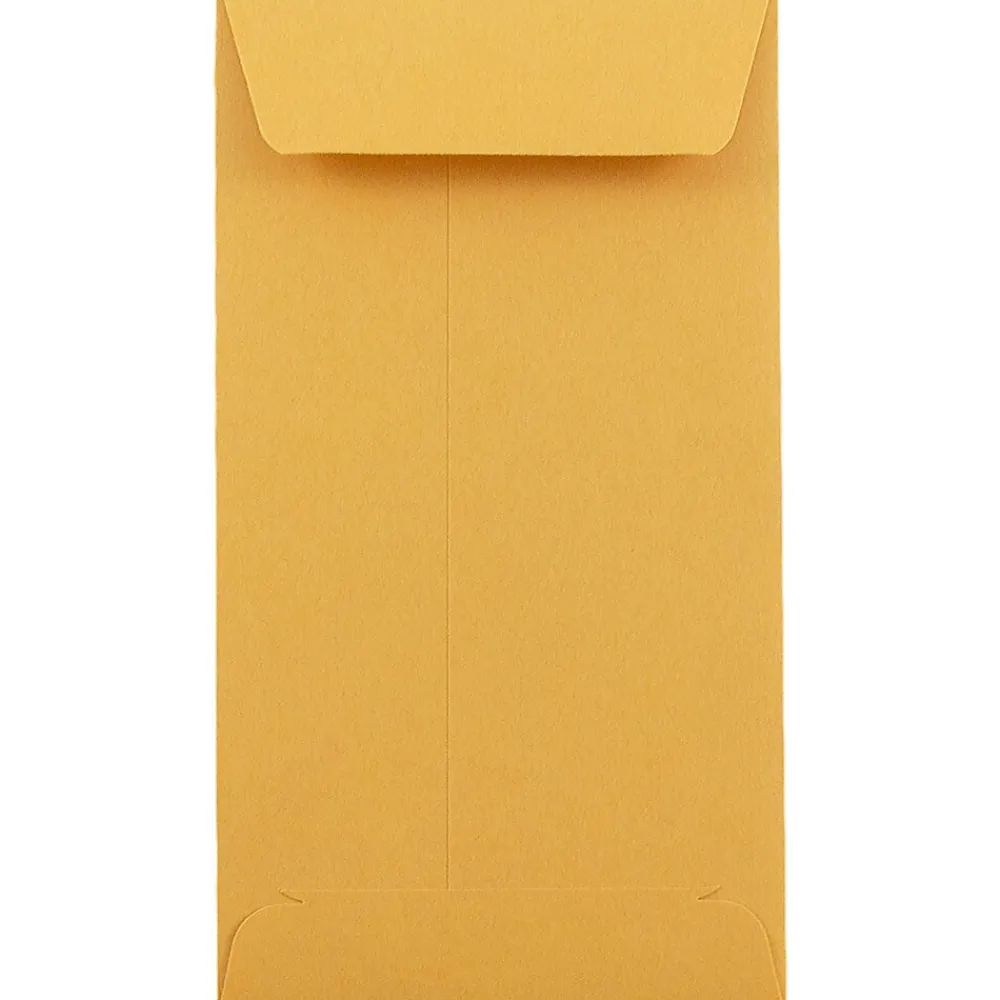 Hot JAM Paper #5.5 Kraft Coin Recycled Business Envelopes, 3 1/8 x 5 1/2, Brown Kraft Recycled, 100/Pack (40931170B)