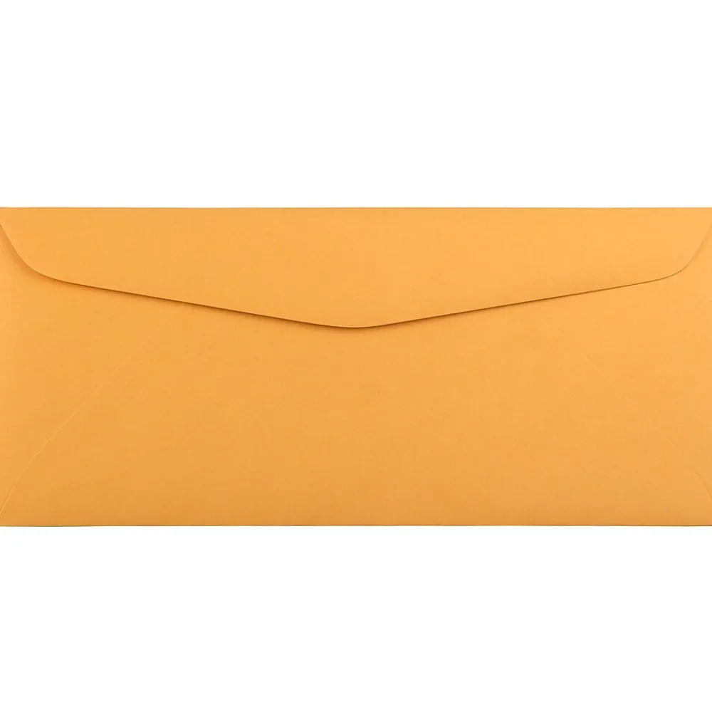 Best JAM Paper #12 Kraft Manila Envelopes, 4 3/4 x 11, Brown Kraft Manila, 100/Pack (27930258)