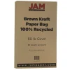 Card Stock*JAM Paper 60 lb. Cardstock Paper, 8.5" x 14", Brown Kraft Paper Bag, 50 Sheets/Pack (463117509)