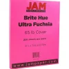 Card Stock*JAM Paper 65 lb. Cardstock Paper, 8.5" x 11", Ultra Fuchsia Pink, 250 Sheets/Ream (184851B)