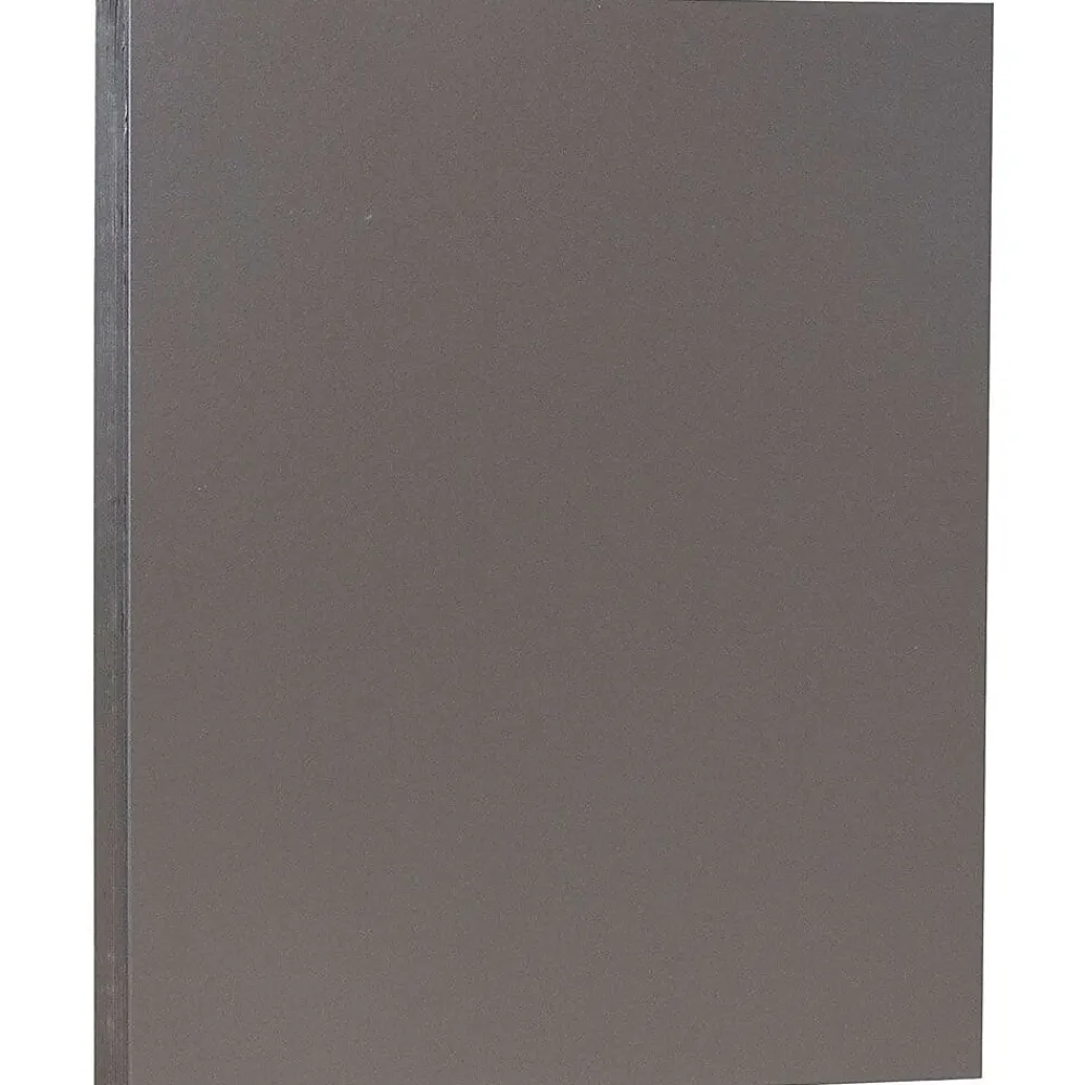 Card Stock*JAM Paper 80 lb. Cardstock Paper, 8.5" x 11", Dark Gray, 50 Sheets/Pack (26396471)