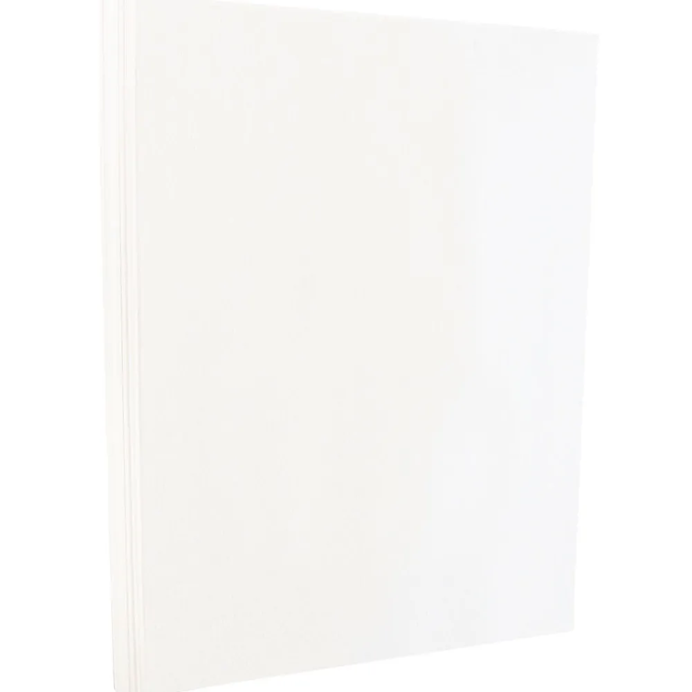 Card Stock*JAM Paper 80 lb. Cardstock Paper, 8.5" x 11", White Glossy, 250 Sheets/Pack (1034702)
