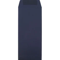 New JAM Paper #10 Policy Business Envelopes, 4 1/8" x 9 1/2", Navy Blue, 25/Pack (LEBA317)