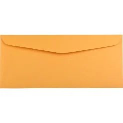 Discount JAM Paper #14 Recycled Kraft Envelopes, 5 x 11 1/2, Brown Kraft Manila, 100/Pack (52692203682)