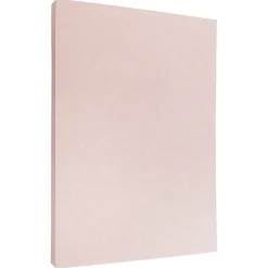 Card Stock*JAM Paper 30% Recycled Parchment Cardstock, 65 lb., 8.5" x 11", Salmon Pink, 50 Sheets/Pack (17137623)