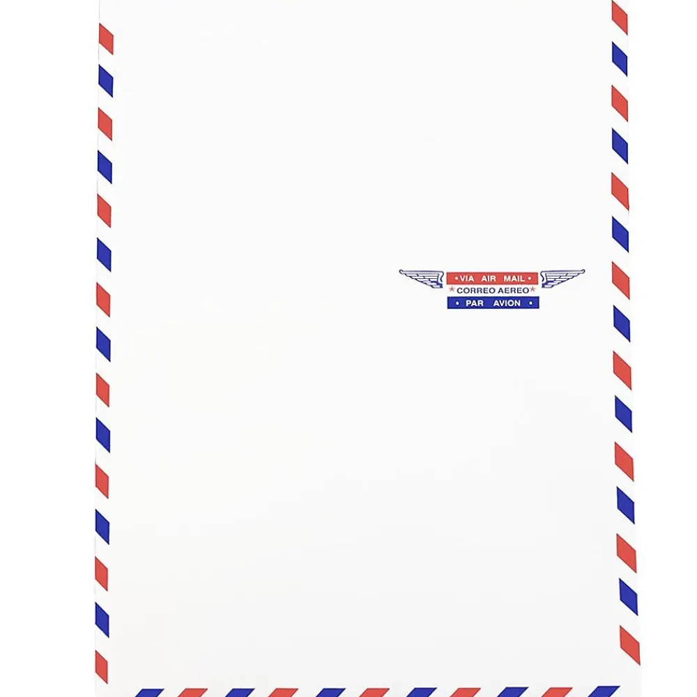 Clearance JAM Paper 9 x 12 Airmail Open End Catalog Envelopes, White, 50/Pack (1430744I)