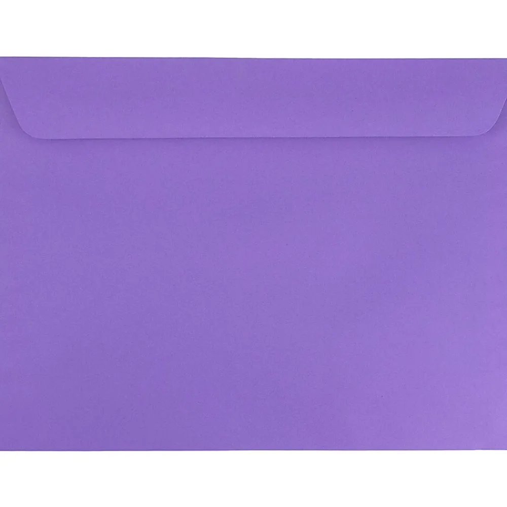 Discount JAM Paper 9 x 12 Booklet Colored Envelopes, Violet Purple Recycled, 25/Pack (1531752)