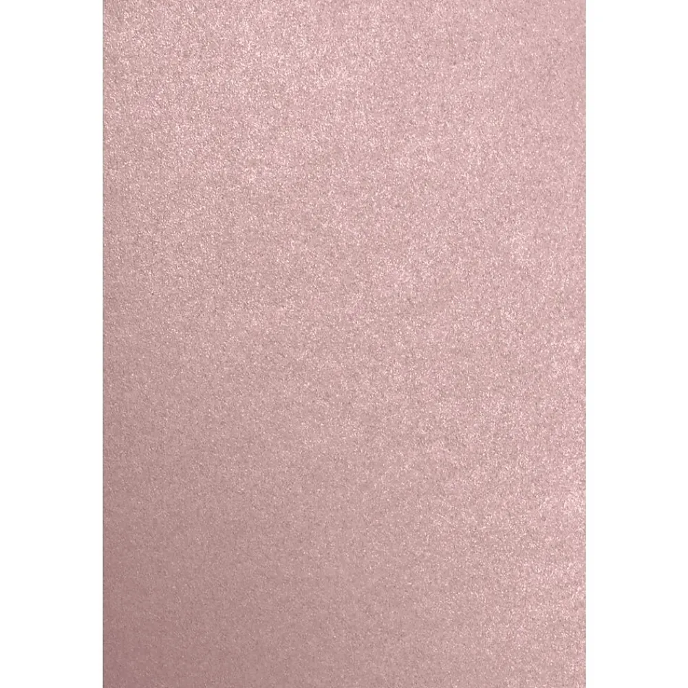 Card Stock*JAM Paper 12" x 18" Cardstock, Misty Rose Metallic, 50/pack (1218-C-M203-50)