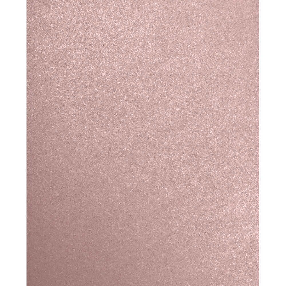 Multipurpose Paper*JAM Paper 8.5" x 11" Color Multipurpose Paper, 80 lbs., Misty Rose Metallic, 50 Sheets/Ream (81211-P-M203-50)