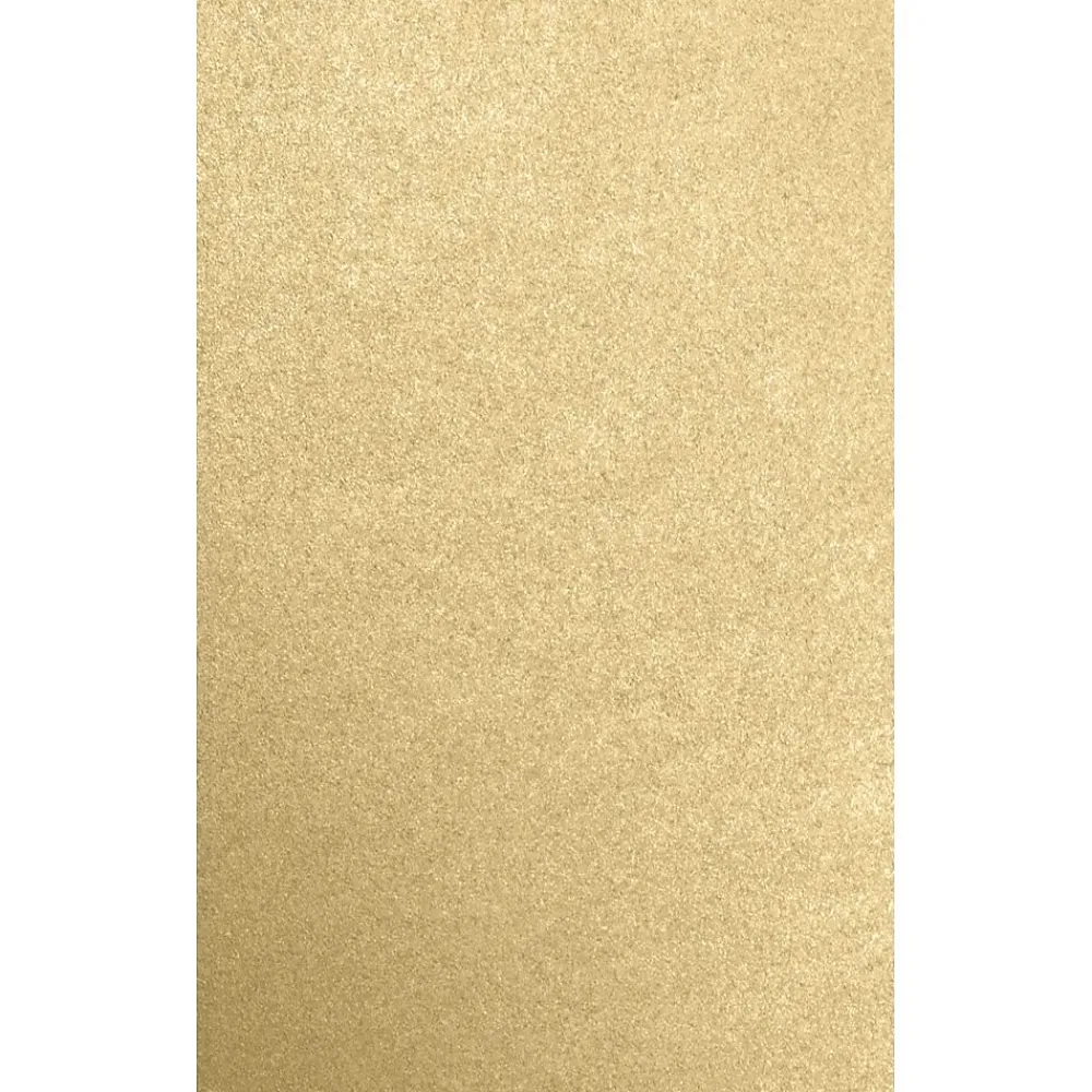Multipurpose Paper*JAM Paper 8.5" x 14" Color Multipurpose Paper, 80 lbs., Blonde Metallic, 50 Sheets/Ream (81214-P-BLON-50)