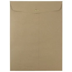 Best JAM Paper 9 x 12 Kraft Open End Catalog Envelopes with Clasp Closure, Brown Kraft Paper Bag, 10/Pack (563120849A)
